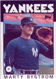 1986 Topps Baseball Cards      723     Marty Bystrom